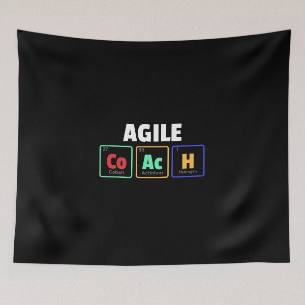 Item preview, Agile Coach Chemical Elements designed and sold by Salma Satya & Co.