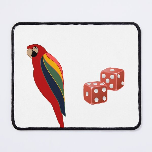 Item preview, Parrot with dice, or is it Paradise? designed and sold by PopularTheory.