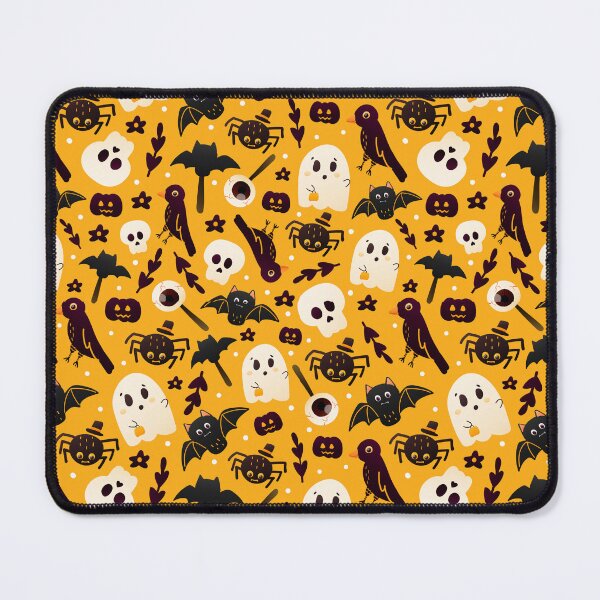 Item preview, Halloween Patterns Yellow Background designed and sold by OMG Outfits .