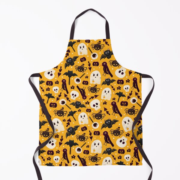 Item preview, Halloween Patterns Yellow Background designed and sold by OMG Outfits .