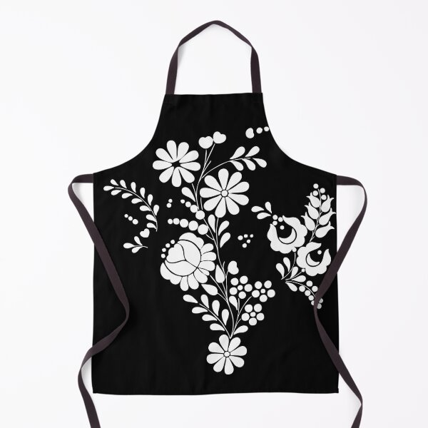 Item preview, Kalocsai folk art white flowers designed and sold by Kormix.