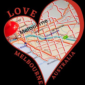 Artwork thumbnail, Melbourne Australia by Miki  Design