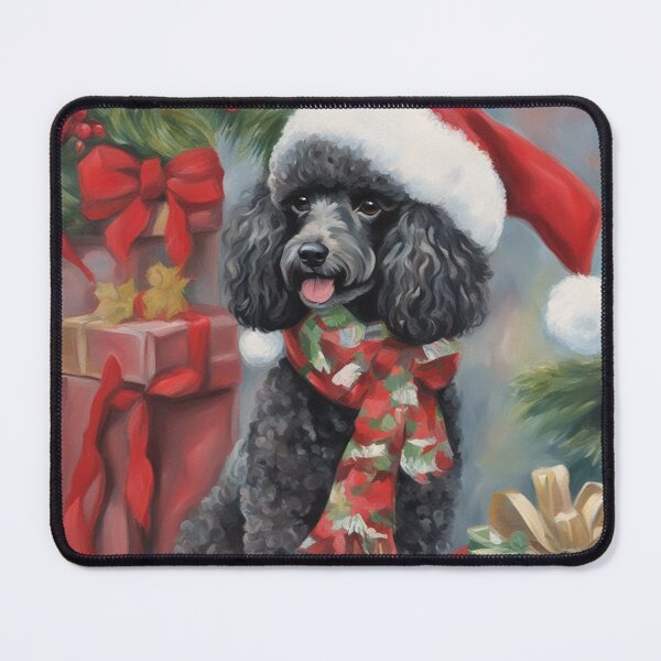 Item preview, Black Poodle Christamas designed and sold by PetArt  ⭐⭐⭐⭐⭐.