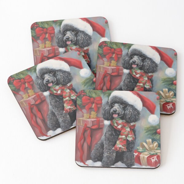 Item preview, Black Poodle Christamas designed and sold by PetArt  ⭐⭐⭐⭐⭐.