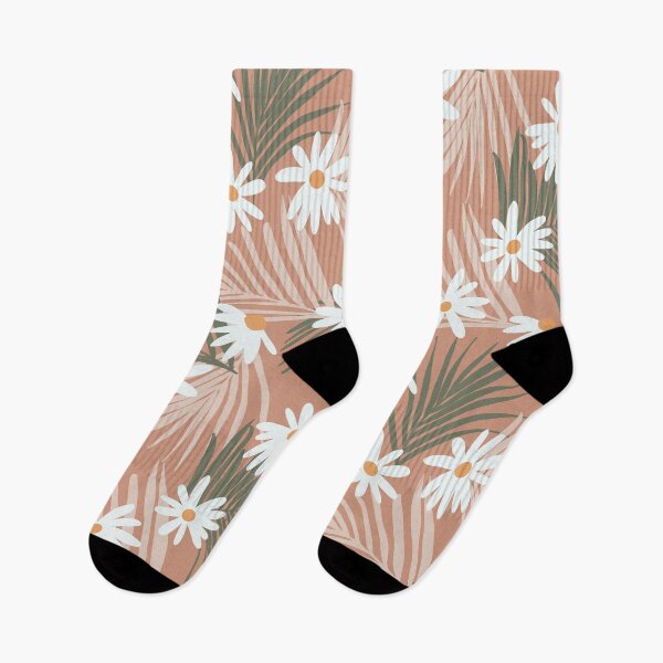 Item preview, Retro Summer Daisies and Palms Pattern #1 #retro #wall #art designed and sold by Anita's & Bella's Art.