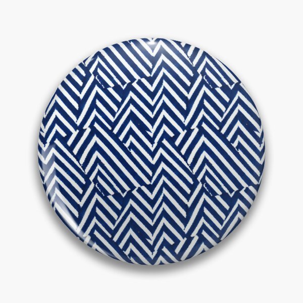 Item preview, Broken Blue Zig Zag 2 - Seamless Pattern designed and sold by Chubuter.