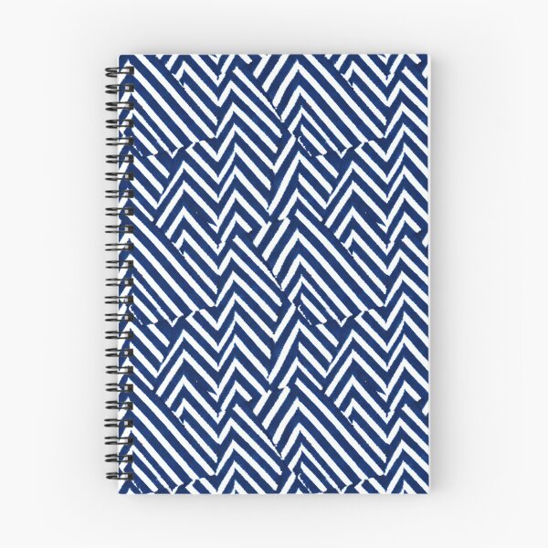 Item preview, Broken Blue Zig Zag 2 - Seamless Pattern designed and sold by Chubuter.