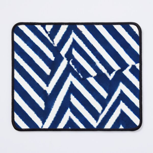Item preview, Broken Blue Zig Zag 2 - Seamless Pattern designed and sold by Chubuter.