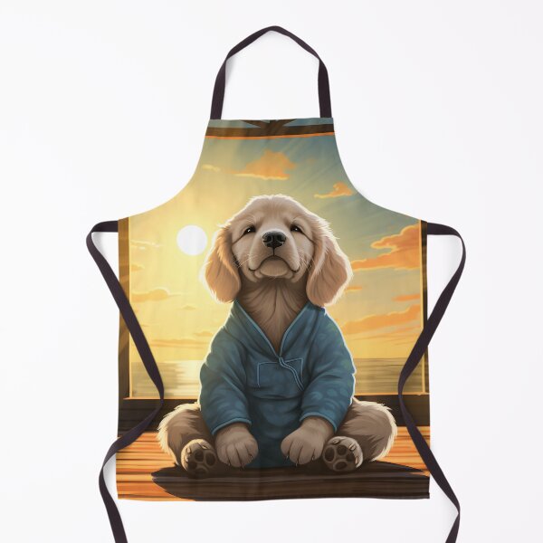 Item preview, Golden Retriever Meditating designed and sold by ARTficiallyAnon.