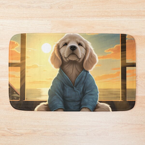 Item preview, Golden Retriever Meditating  designed and sold by ARTficiallyAnon.