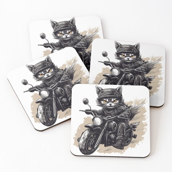 Item preview, Cat Rider designed and sold by PatternDesignh.