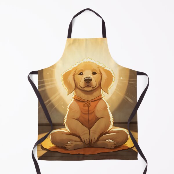 Item preview, Golden Retriever Meditating designed and sold by ARTficiallyAnon.