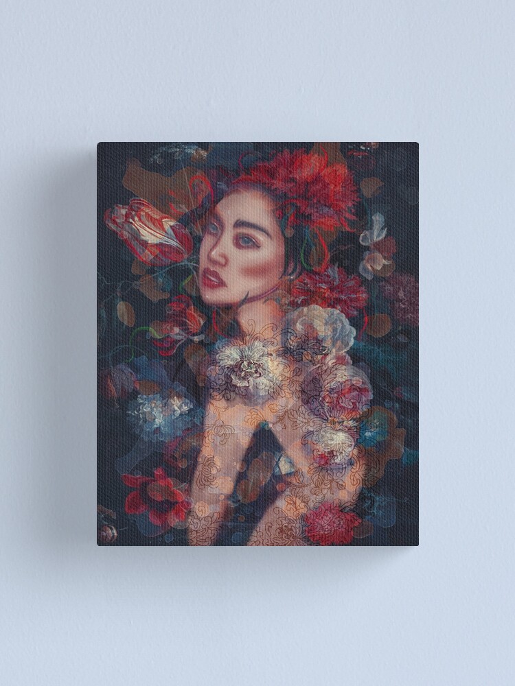 Alternate view of Beauty in the flowers Canvas Print