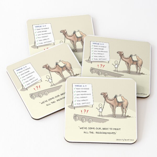 Item preview, Design by committee: horse 2.0 designed and sold by Sketchplanations.