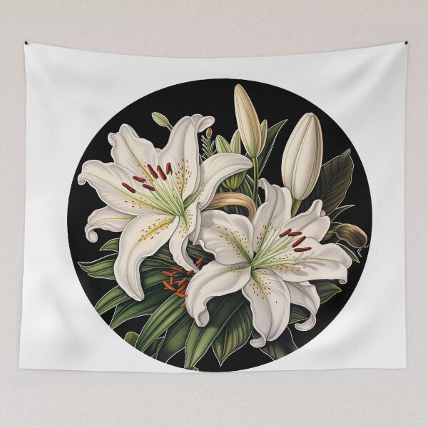 Item preview, White lily designed and sold by abmkf.