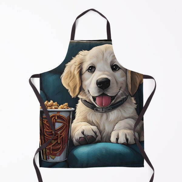 Item preview, Golden Retriever at the Movies designed and sold by ARTficiallyAnon.