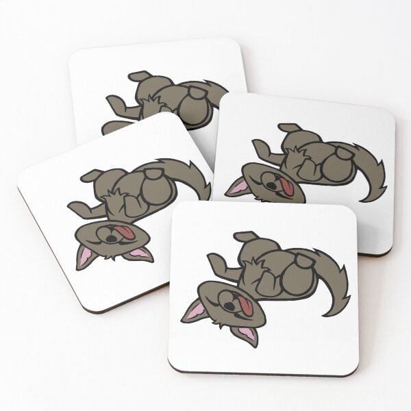 Item preview, Happy Puppy on Back designed and sold by castlekeepart.