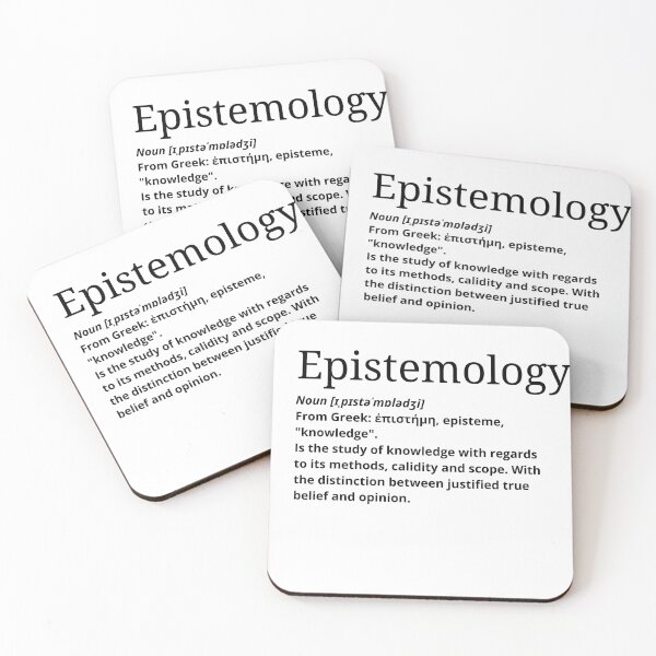 Item preview, Epistemology definition designed and sold by Cleanthes.