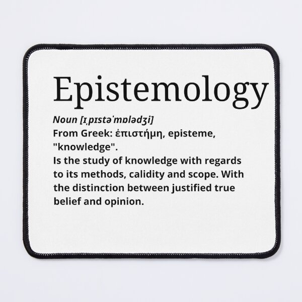 Item preview, Epistemology definition designed and sold by Cleanthes.