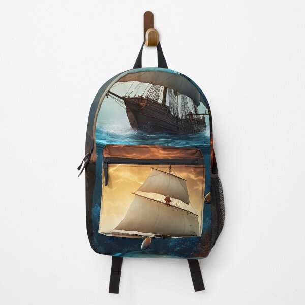 Item preview, Ship and underwater life designed and sold by Art by Lilia.