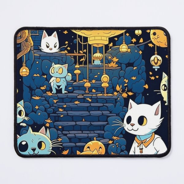 Item preview, Cat-lloween, a night among cat friends designed and sold by Artcollectionus.