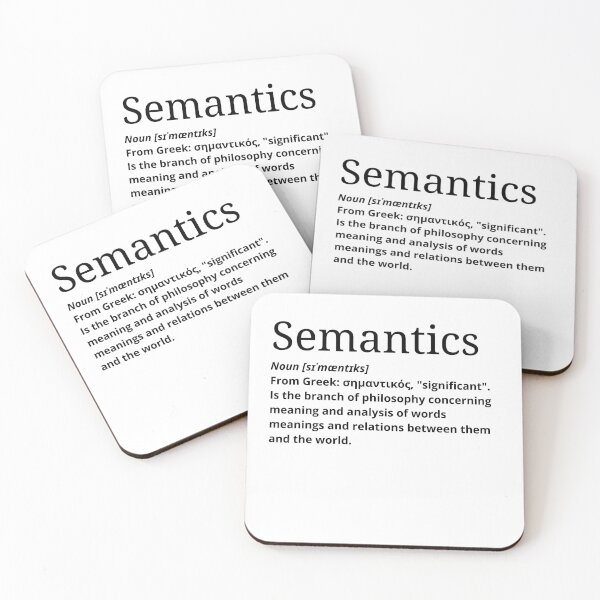 Item preview, Semantics definition designed and sold by Cleanthes.