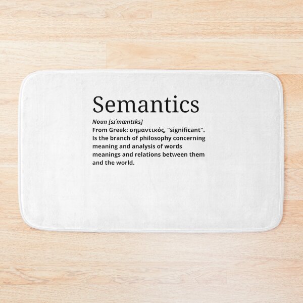 Item preview, Semantics definition designed and sold by Cleanthes.