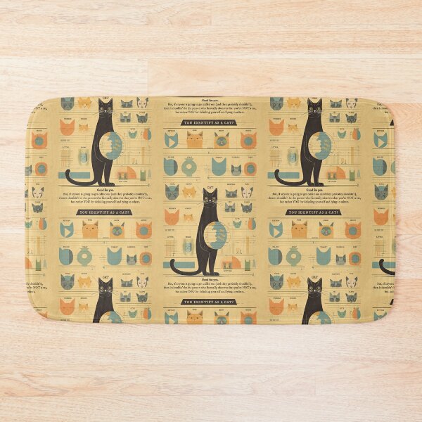 Item preview, You identify as a cat? designed and sold by SolidEarthArt.