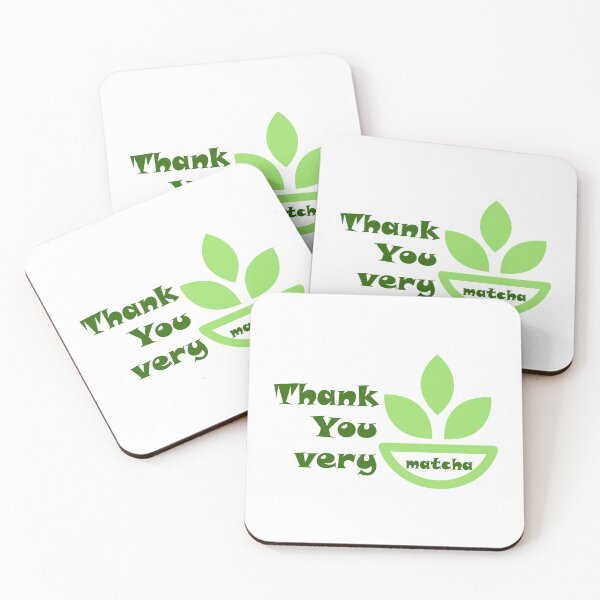 Item preview, Thank You Very Matcha: Green Tea Elegance designed and sold by EmeraldeaArt.