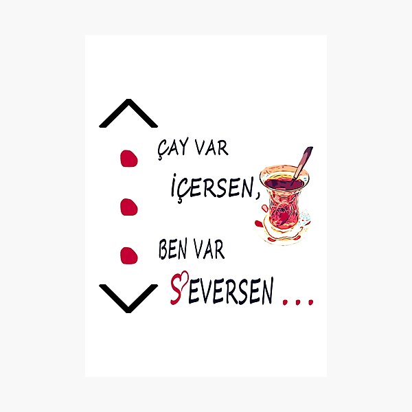 Item preview, Turkish tea Cukur Quote  designed and sold by mixedart11.