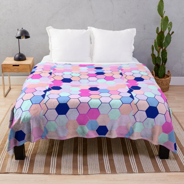 Item preview, Cute pastle hexagon pattern designed and sold by Yaragold.