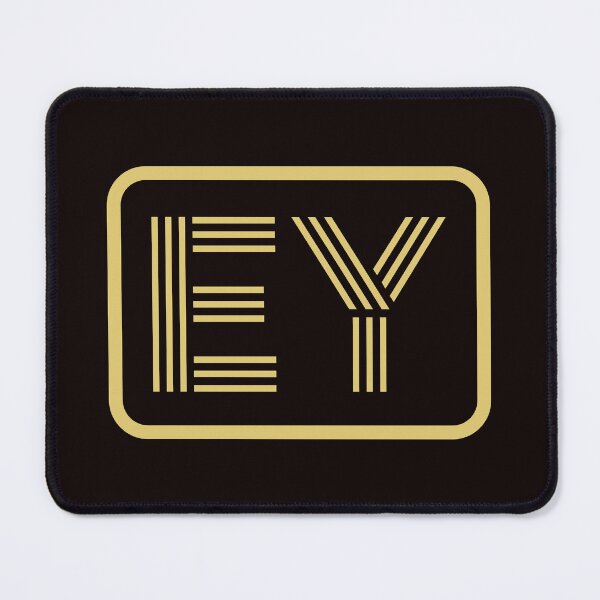 Item preview, EY Initials Gold Geometric Letters designed and sold by Jeallan Designs.