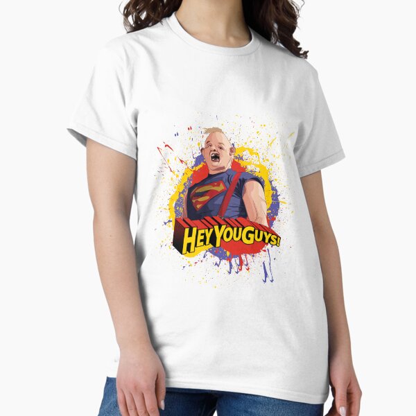 Vista previa del artículo con la obra «¡Los Goonies Hey chicos!», diseñado y vendido por vybify uk.