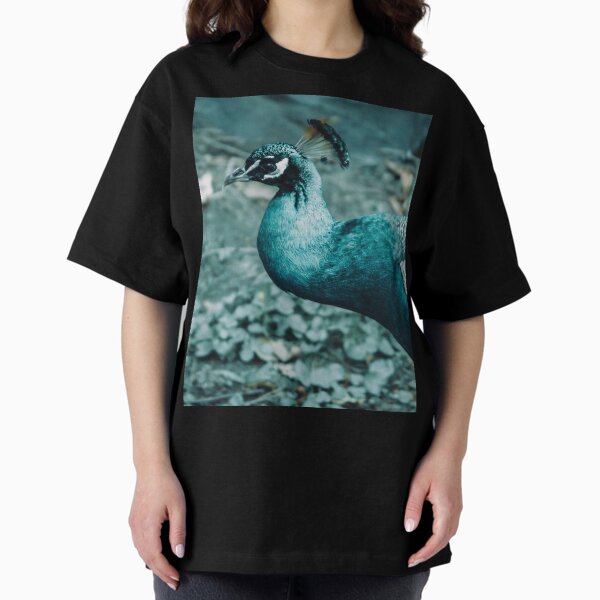 peacock beautiful bird Oversized T-Shirt