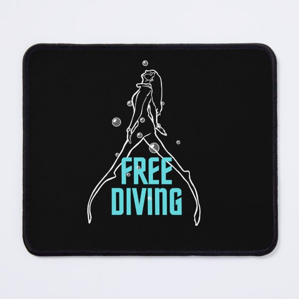 Item preview, freediving girl under water designed and sold by StairheadStore.