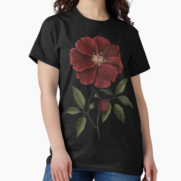 Aperçu de l'œuvre Dark Academia Fleur Rouge Victorienne créée et vendue par Enyr.