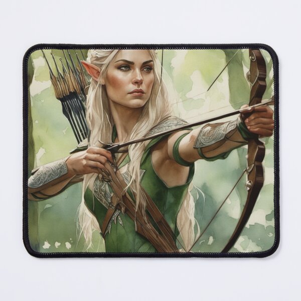 Item preview, Female Elven Archer Forest Guardian designed and sold by ArtbyAdrian.