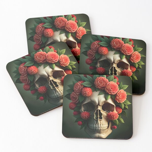 Item preview, Skull and Flowers designed and sold by notlikeontv.