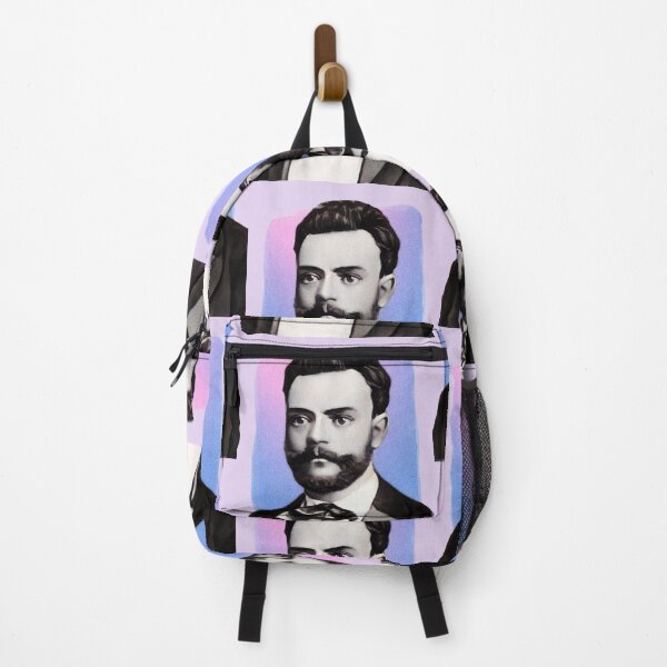 Item preview, Czech Composer Antonín Dvořák - purple pink - illustration designed and sold by Litstoy.