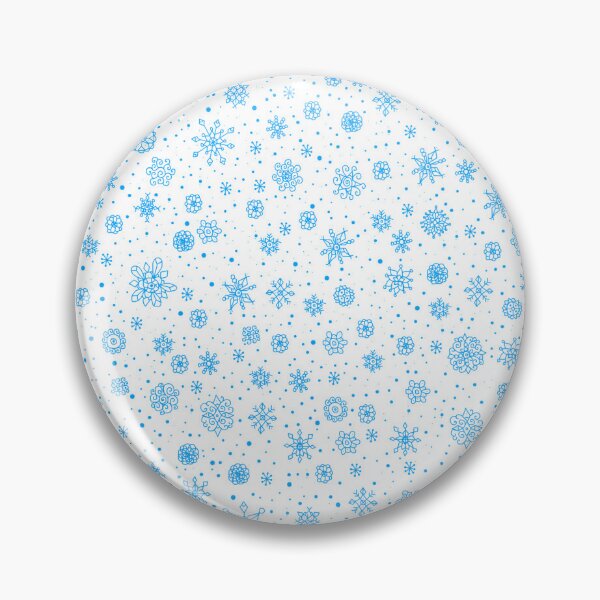 Item preview, Festive Blue Snowflake Winter Pattern designed and sold by Deborah Camp.