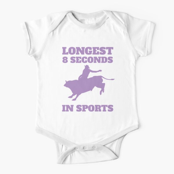 8 Seconds Short Sleeve Baby One-Piece for Sale | Redbubble