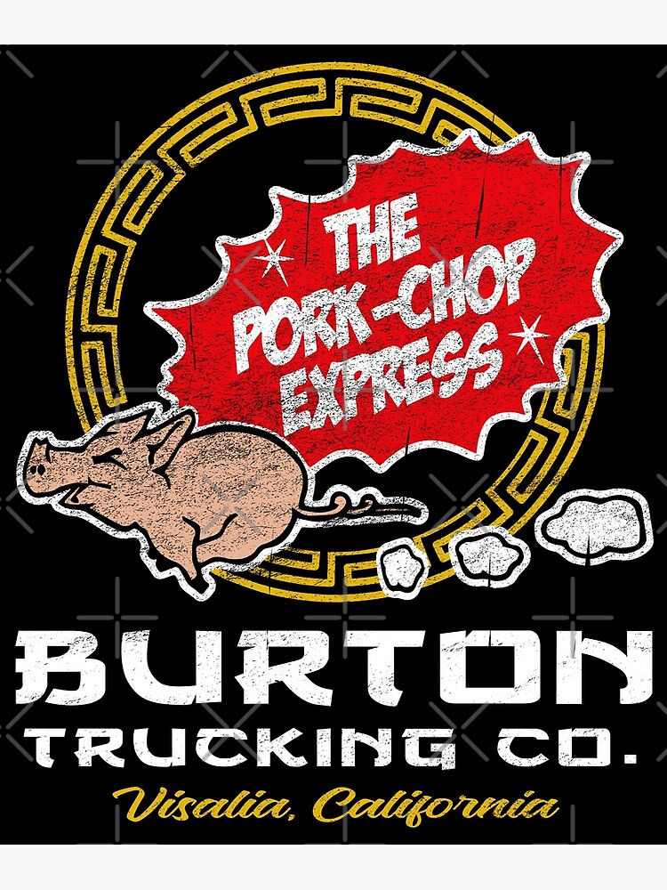 Burton Pork Chop Express Trucking Art Print