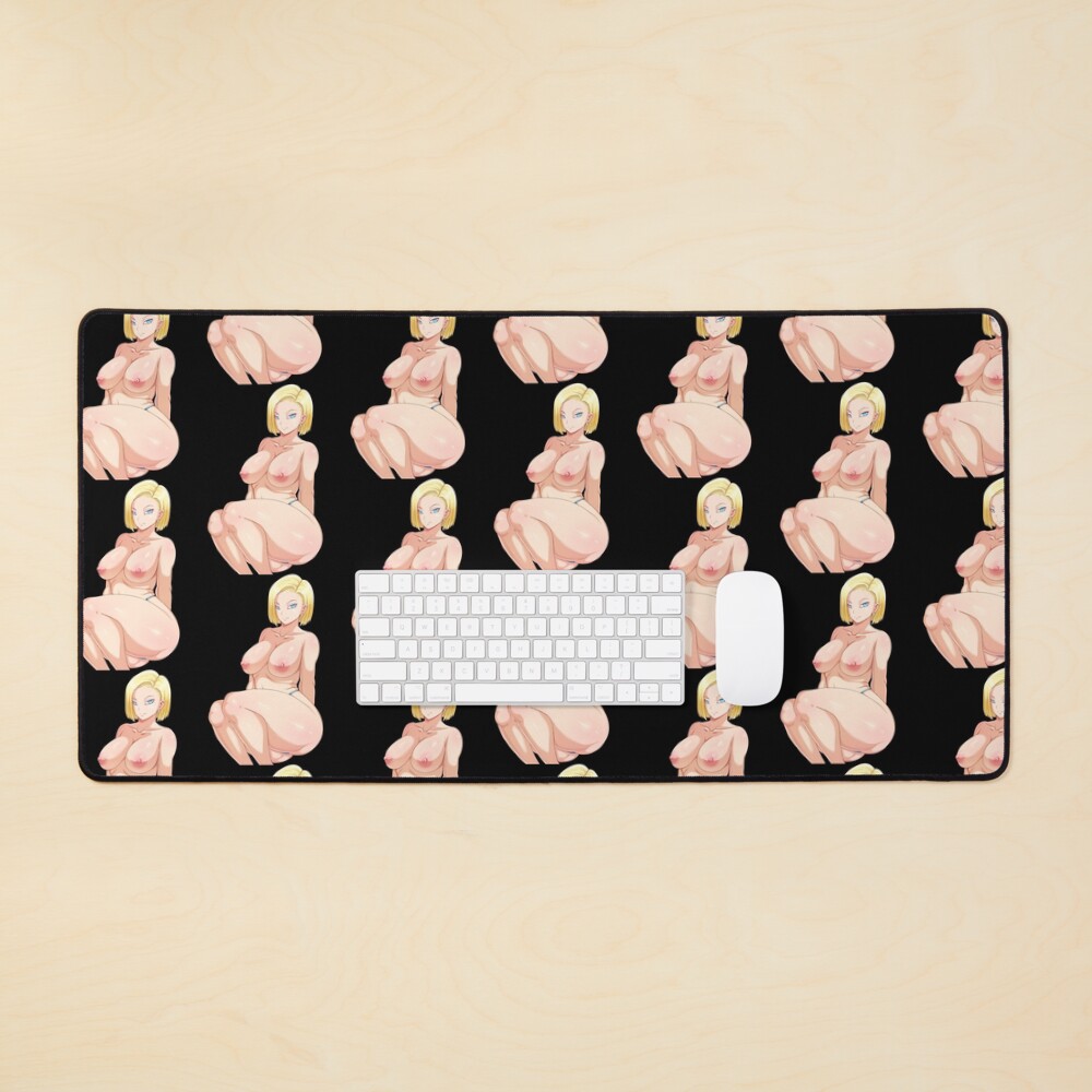 "Android 18 Nude Oppai Anime Ecchi Hentai Girl Active " Sticker for