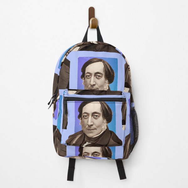 Item preview, Italian Composer Gioachino Rossini - blue - illustration  designed and sold by Litstoy.