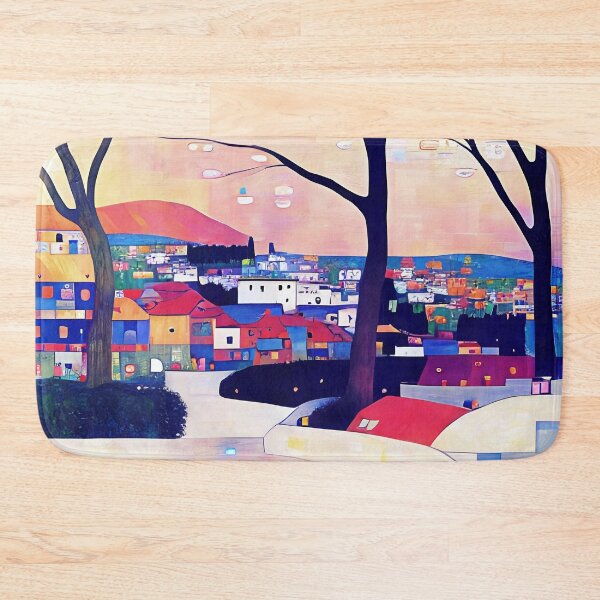 Item preview, Quaint Village in Winter  designed and sold by Dana Roper.