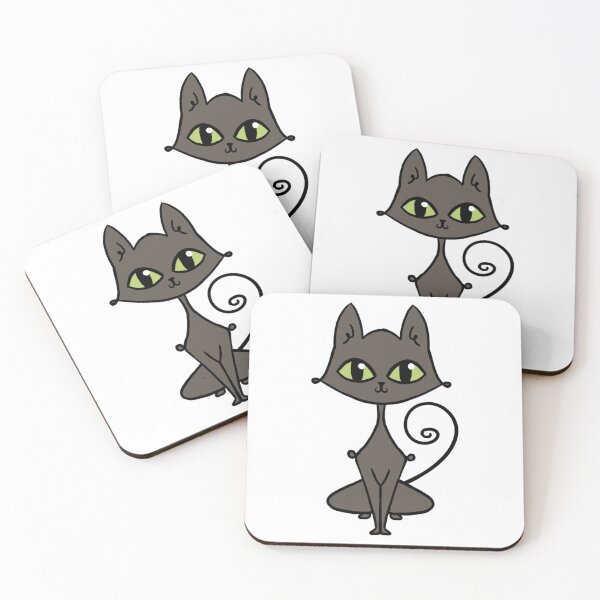 Item preview, Sitting Black Cat designed and sold by castlekeepart.