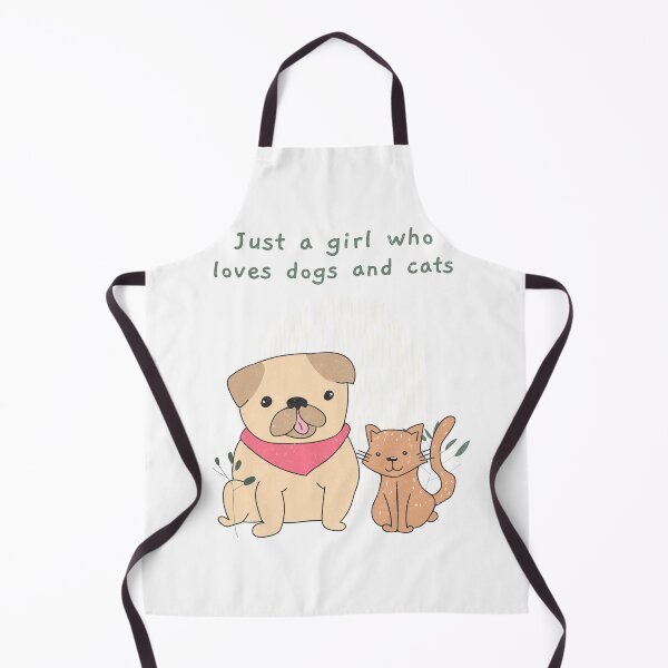 Item preview, Just a girl who loves dogs and cats designed and sold by erenton.