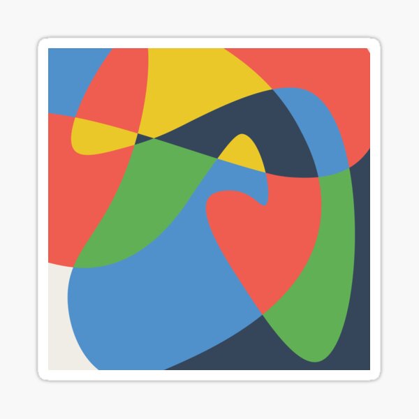 Abstract 8 Sticker