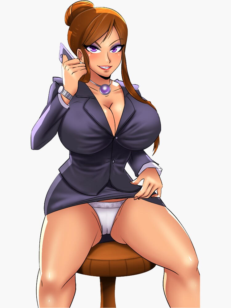Anime Business Woman Sticker