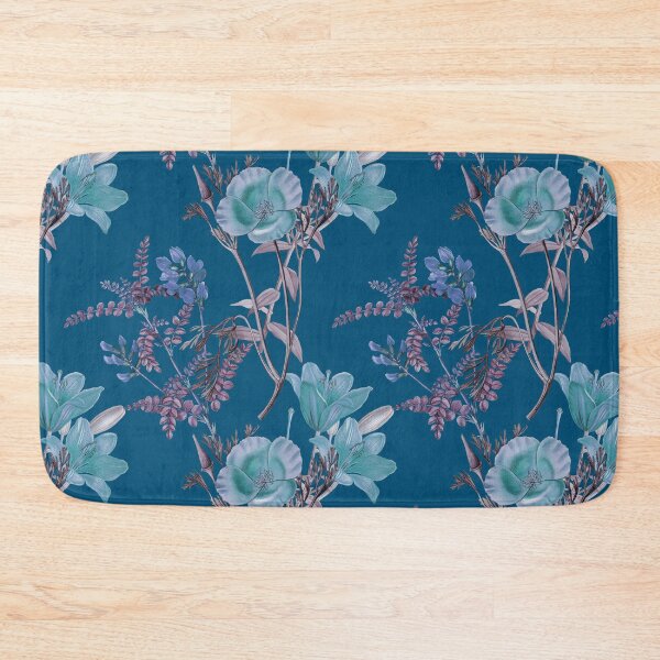 Item preview, Blue Purplish Flowers Pattern designed and sold by OwnDesignOnline.